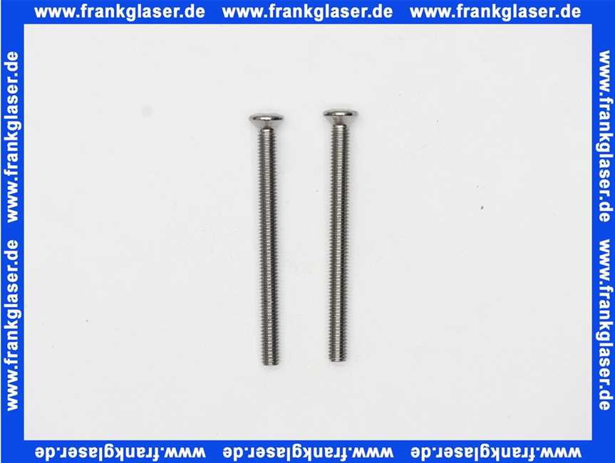 A961137AA Ideal Standard Kreuzschlitzschraube verchromt für Rosette (2 Stück)