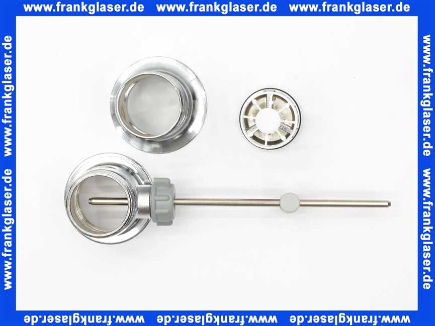 A962991AA Ideal Standard Ab- und Überlaufgarnitur Excentergarnitur zu WT- und Bidetarmatur verchromt