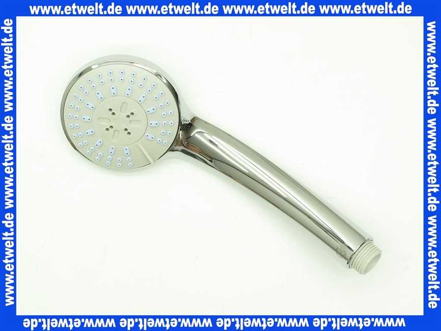 B9401AA Ideal Standard Handbrause mit 3 Funktionen Anschlussgewinde 1/2 Zoll. verchromt