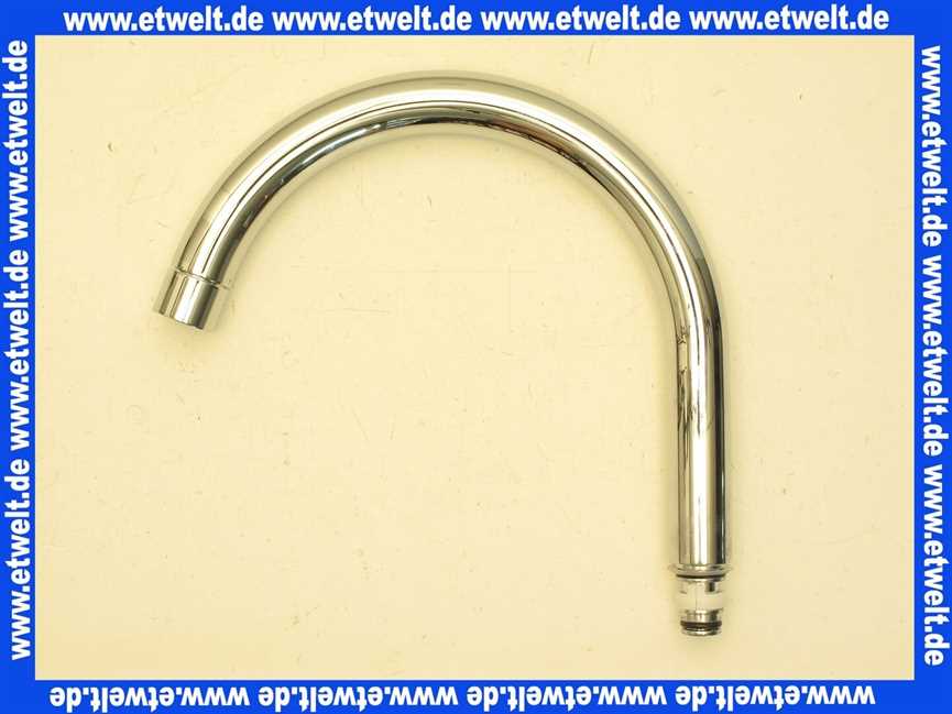 B960293AA Ideal Standard Schwenkauslauf Tubular Spout Set R190mm chrome
