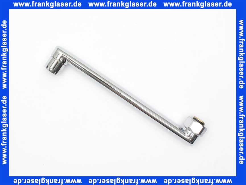 Ideal Standard Rohrauslauf 200mm, für Wand-Küchenarmatur, Chrom B960351AA