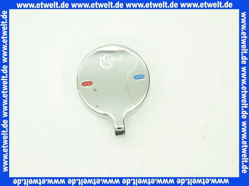 B960631AA Ideal Standard Ceraplus Push Butt. Set Logo ISI