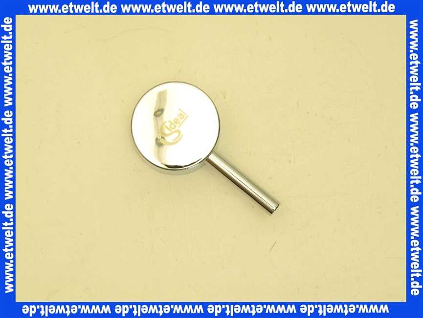 B960707AA Ideal Standard Mara Grisshebel D35 komplett chrom Logo Ideal Standard