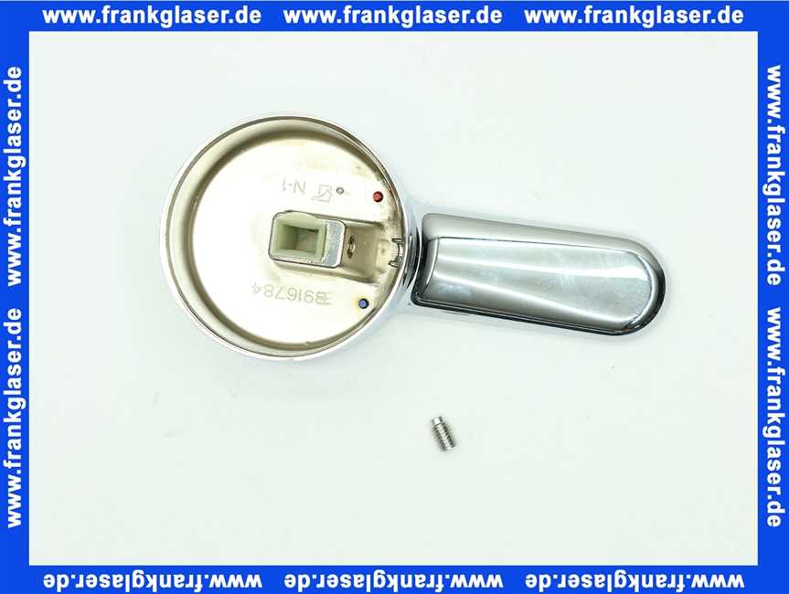 Ideal Standard Griff Connect Blue, D47,Logo ISI, rot/blau markierung, Chrom B961011AA