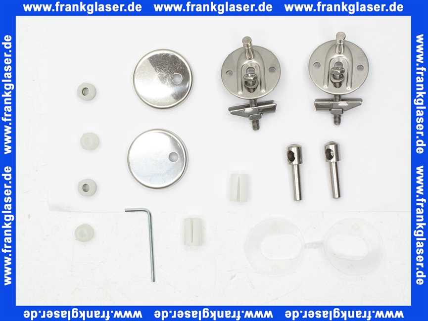 EV286AA Ideal Standard Connect Ersatzscharnier Scharnier chrom für WC-Sitz