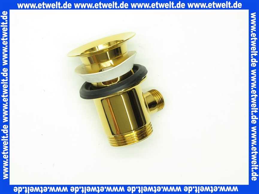 H960101A9 Ideal Standard Exzenter Unterteil Edelmessing