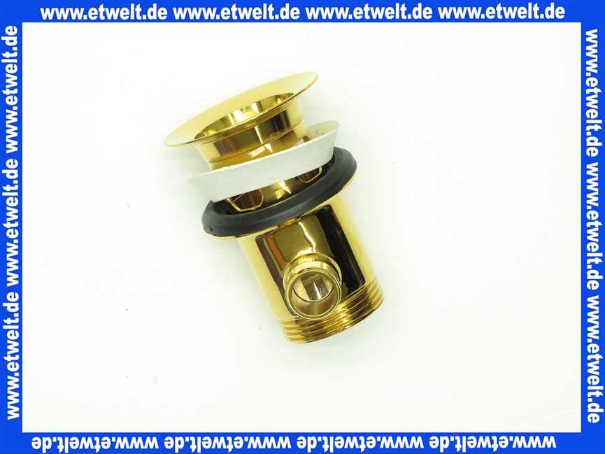 H960101A9 Ideal Standard Exzenter Unterteil Edelmessing