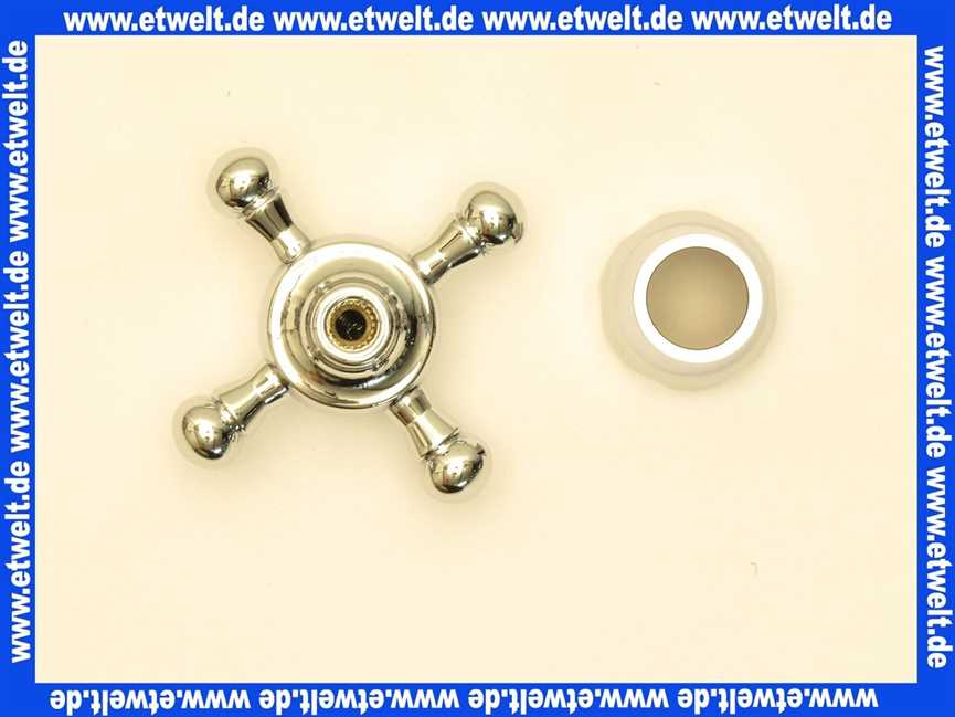 H960106AA Ideal Standard KREUZGRIFF M.HAUBE CHAUD