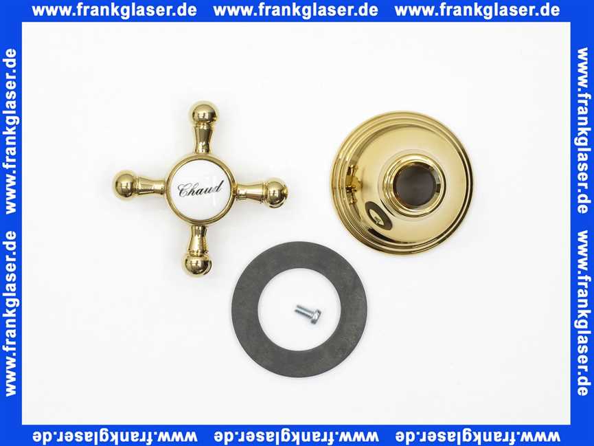 H960134A9 Ideal Standard Kreuzgriff chaud mit Glockenrosette