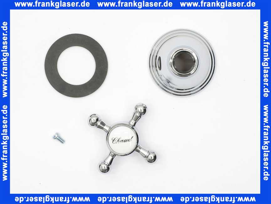 H960134AA Ideal Standard Kreuzgriff chaud mit Glockenrosette