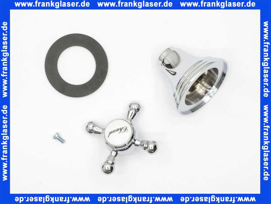 H960134AA Ideal Standard Kreuzgriff chaud mit Glockenrosette