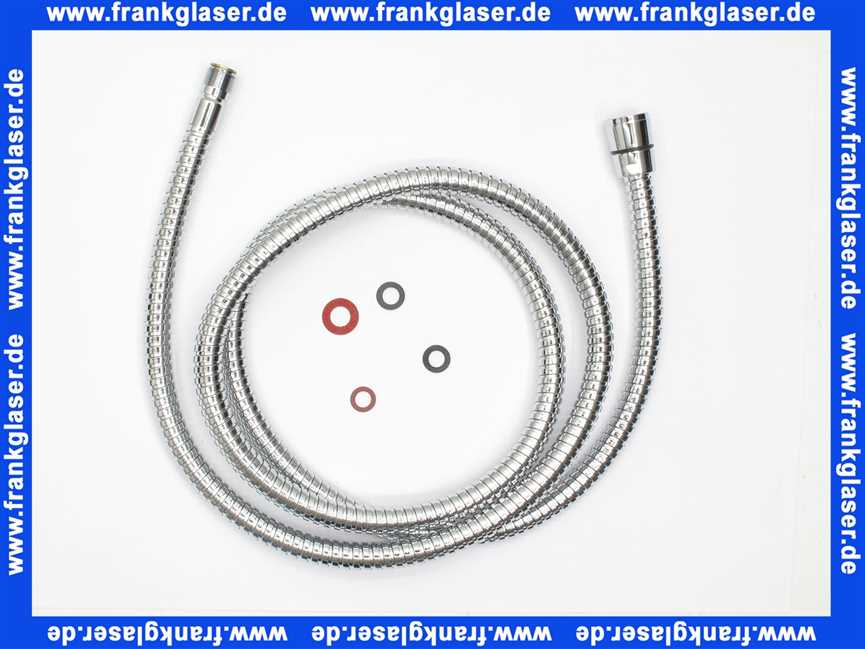 H960440AA Ideal Standard Schlupfbrauseschlauch 1750mm Brausechlauch zu 4-Lochbatterie vechromt