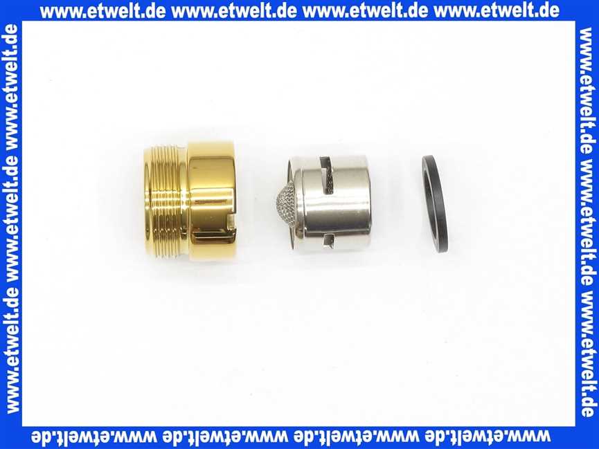 H960975A4 Ideal Standard Luftsprudler komplett vergoldet