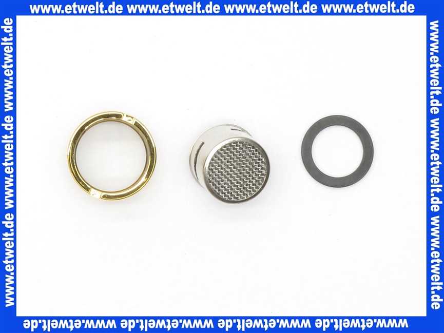 H960975A4 Ideal Standard Luftsprudler komplett vergoldet