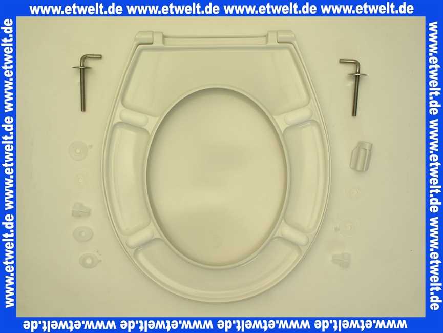 K705401 Ideal Standard San Remo WC-Sitz 48cm mit Fastfix und Puffern in weiss