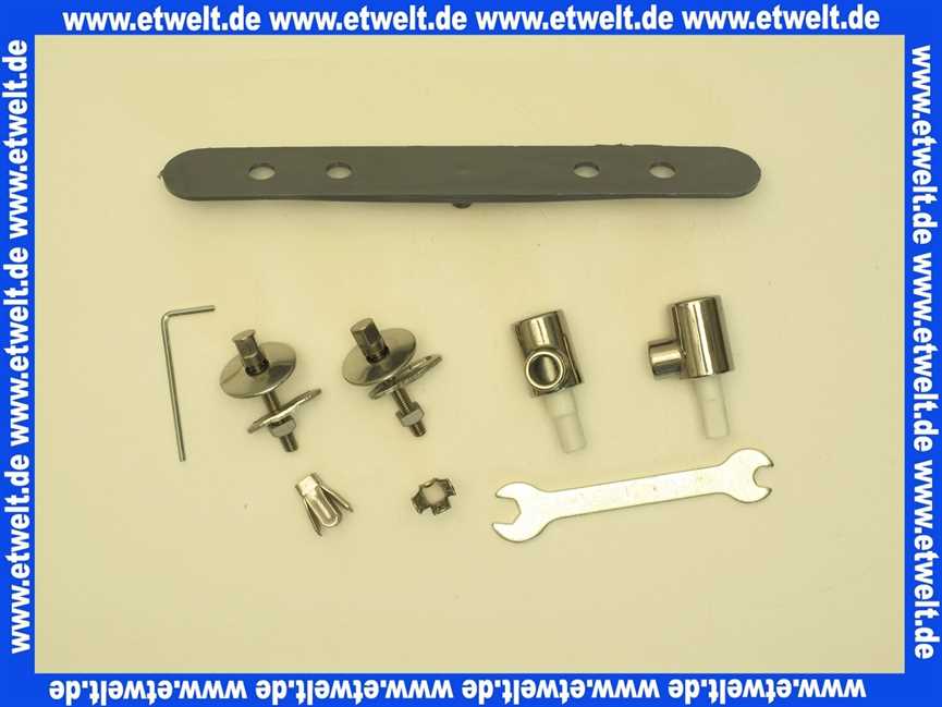 R6436AA Ideal Standard  Scharniersatz zu WC-Sitz Washpoint fü WC Sitze bis Baujahr 31.12.2010