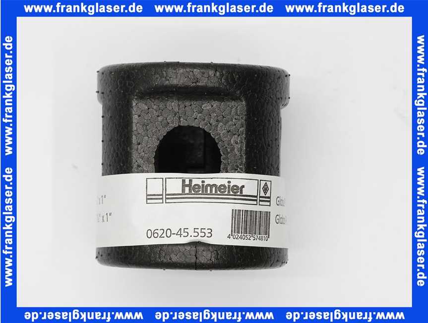 Heimeier Wärmedämmschale für Globo P 1 1/4 x 1 , Rotguss 0620-45.553