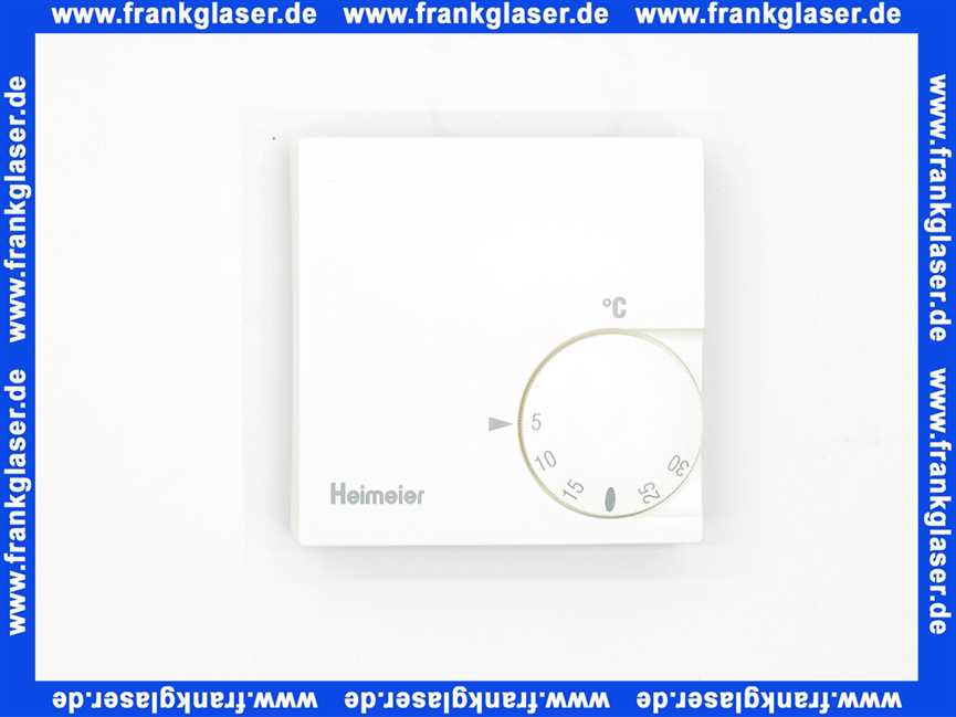Heimeier Raumthermostat 230 V, ohne Temperaturabsenkung 1936-00.500