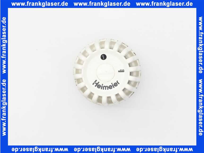 Heimeier Thermostat-Kopf Halo-B Behördenmodell mit eingebauten Fühler 2500-00.500
