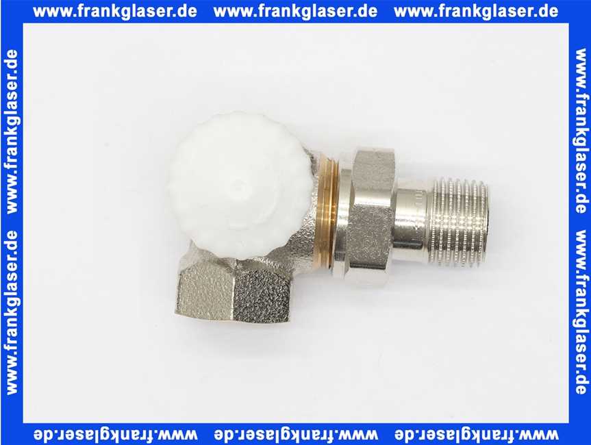 Heimeier Thermostat-Ventilunterteil V-exact II, Winkeleck/links, DN 15 3713-02.000