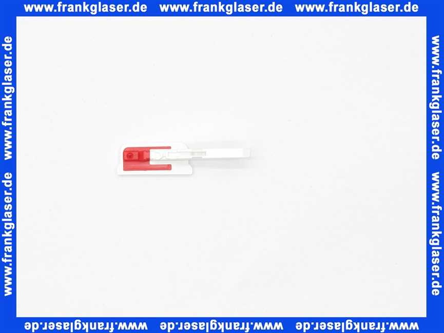 Heimeier Sparclip zu Thermostat-Kopf K rot, Baureihe ab Januar 2000 6080-30.105