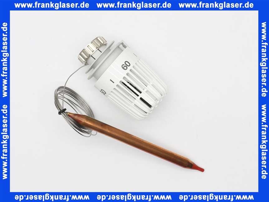 Heimeier Thermostat-Kopf K mit Anlege-bzw.Tauchfühler, 40-70 Grad C 6602-00.500