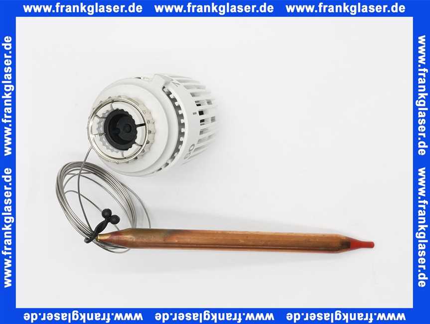 Heimeier Thermostat-Kopf K mit Anlege-bzw.Tauchfühler, 40-70 Grad C 6602-00.500