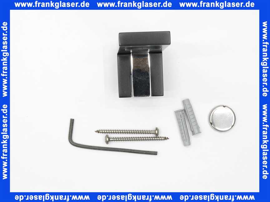 N1215UC Jado Magnet Seifenhalter Serie Cubic chrom / schwarz