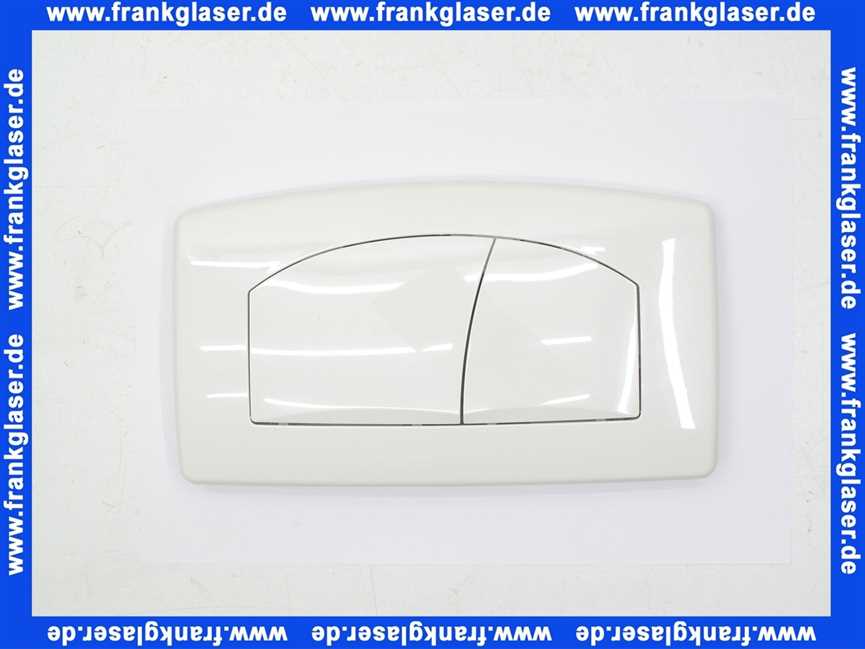 102000000012 Jomo Betätigungsplatte 2-Mengen Spülung, in weiss