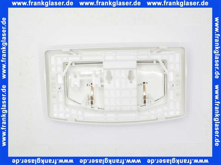 102000000012 Jomo Betätigungsplatte 2-Mengen Spülung, in weiss