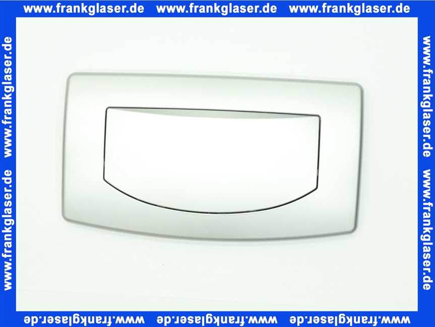 10200000008 Jomo Betaetigungsplatte mattchrom zu UP Spuelkasten TSR mit Start/Stopp Funktion