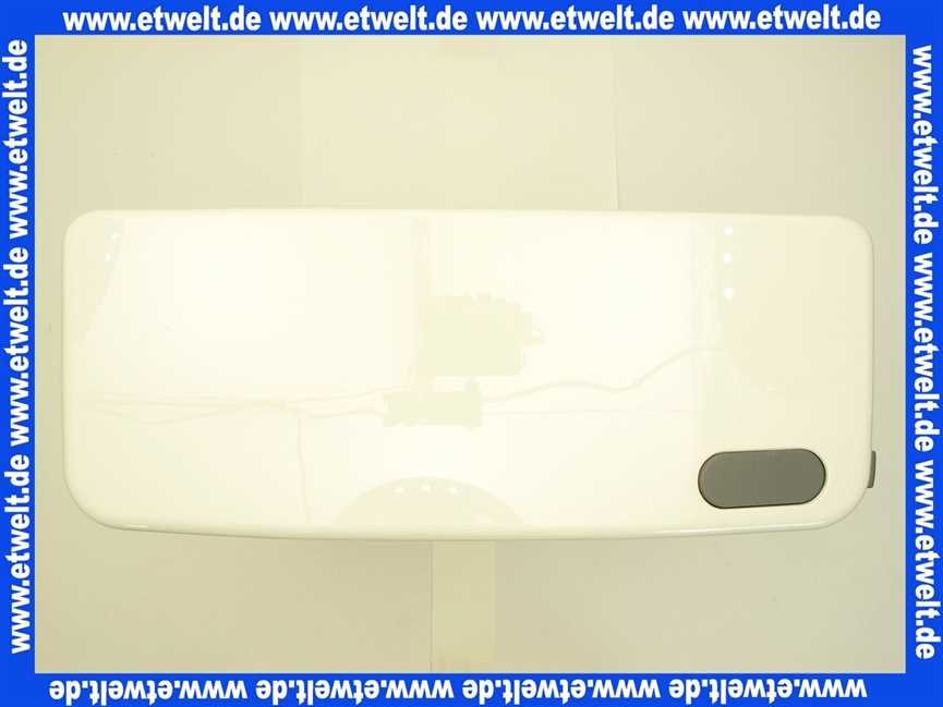 Jomorit Aufputz Spülkasten tiefhängend weiß mit Spül- Stopptaste im Deckel integriert