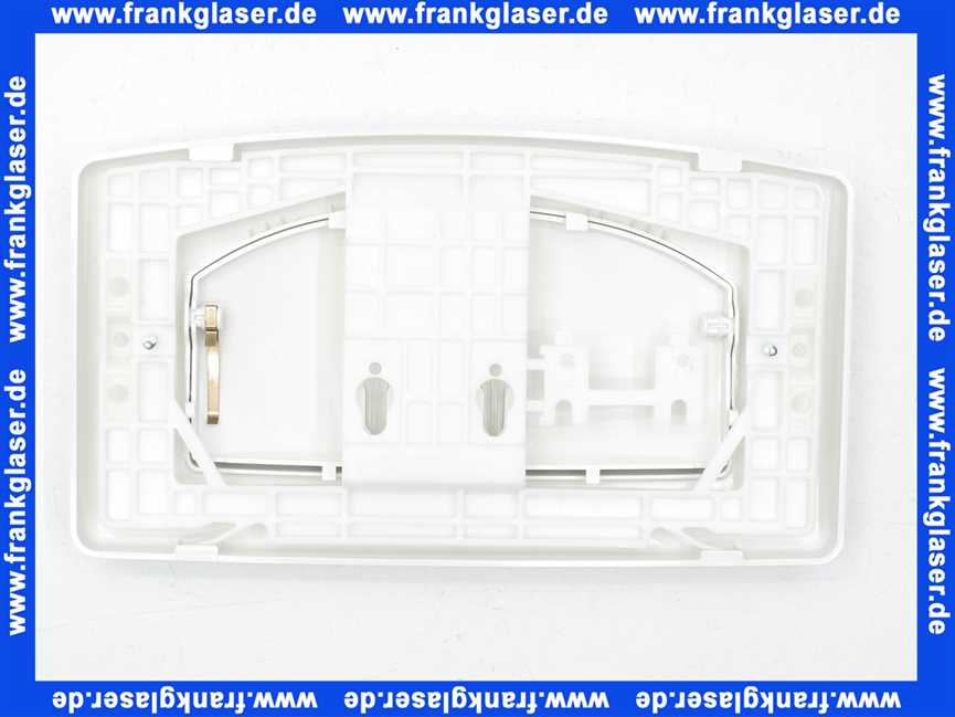 167270400100 Jomo TSR Abdeckplatte in weiß für Start- / Stopp-Spültechnik
