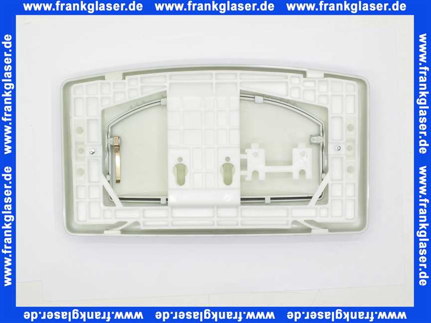 167-27040030-00 Betätigungplatte Drückerplatte mattchrom zu UP Spülkasten TSR mit Start Stopp Funktion