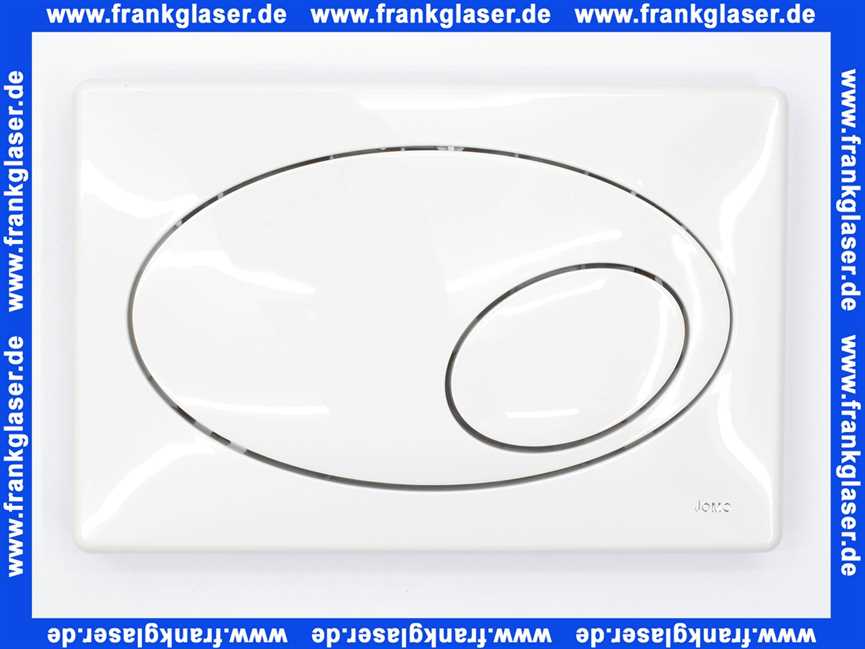 16727070000100 Jomo Betätigungsplatte Classic zu Unterputzspülkasten SLK weiß mit 2-Mengen Spülung (Nachfolgeartikel)