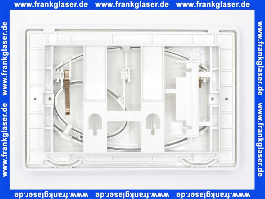 16727070000100 Jomo Betätigungsplatte Classic zu Unterputzspülkasten SLK weiß mit 2-Mengen Spülung (Nachfolgeartikel)