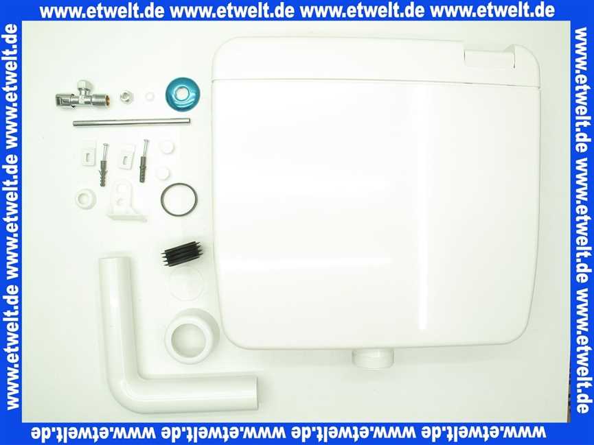 16813000101 Jomo Spülkasten Nixe in Weiss