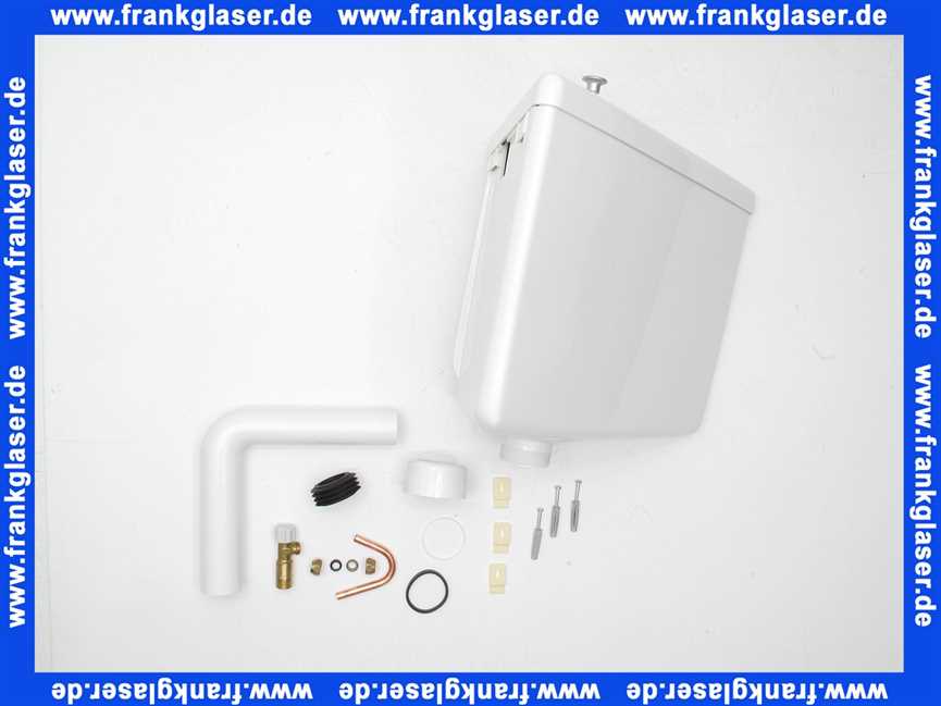 16818000201 Jomo Aufputz Eck Spülkasten tiefhängend weiß mit Spül- Stopptaste im Deckel als Zugknopfbetätigung