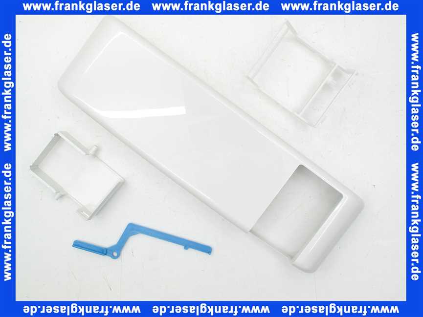 1712355200100 Jomo Deckel Set zu Jomo Nixe Spülkasten weiß bestehend aus: 1 Deckel, 1 Drückertaste, 1 Betätigungshebel und Lagerbock 171-23552001-00