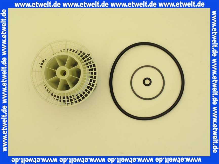 2010224 Judo Ersatzsieb mit Dichtungset für Judo Profi 1 Zoll