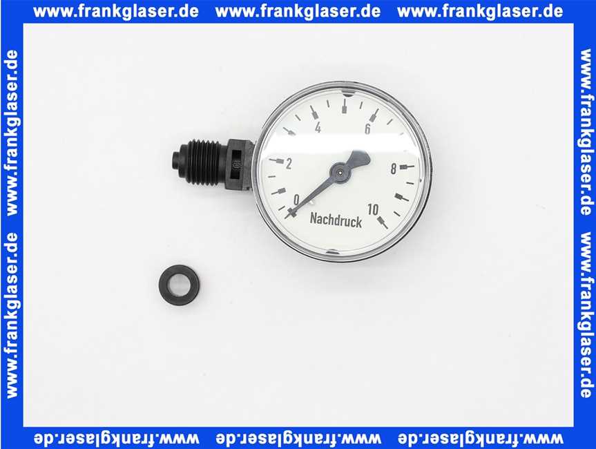 Judo Ersatzteil Manometer G 1/4'' 0-10 bar Anschluss 9 Uhr 2100002