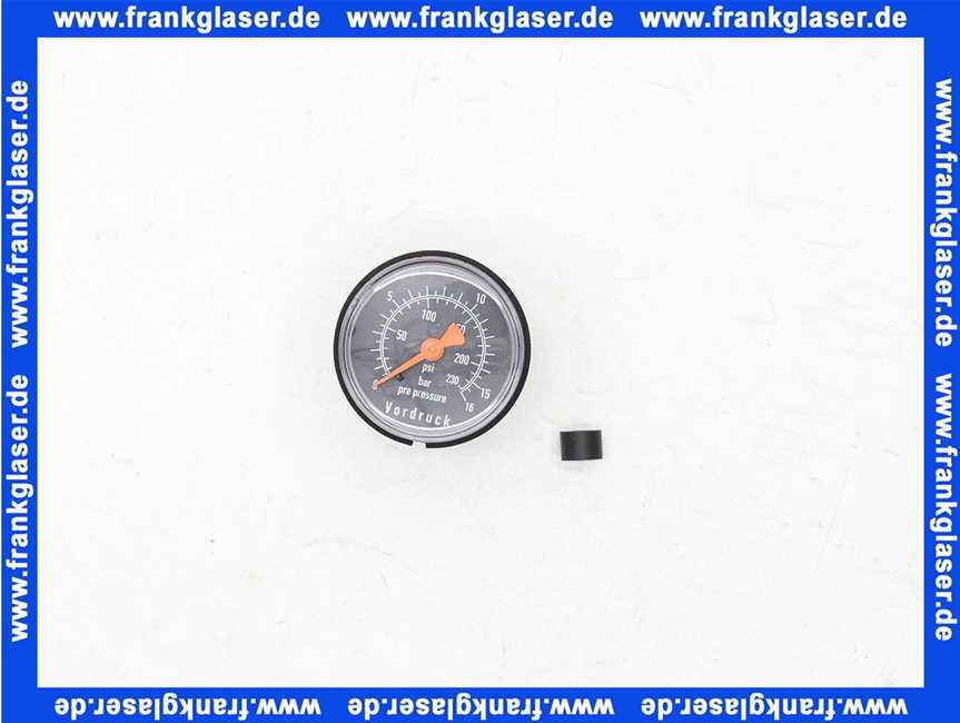 Judo Ersatzteil Manometer 0-16 bar (mit Ausgleichsstreifen) 2170120