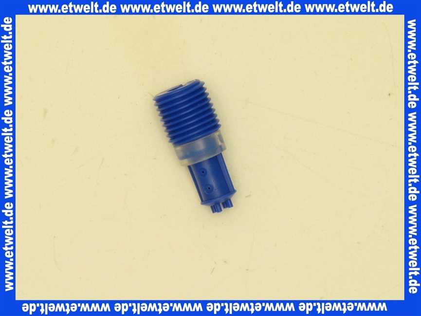 2201677 Judo Injektoreinsatz blau mit Dichtung