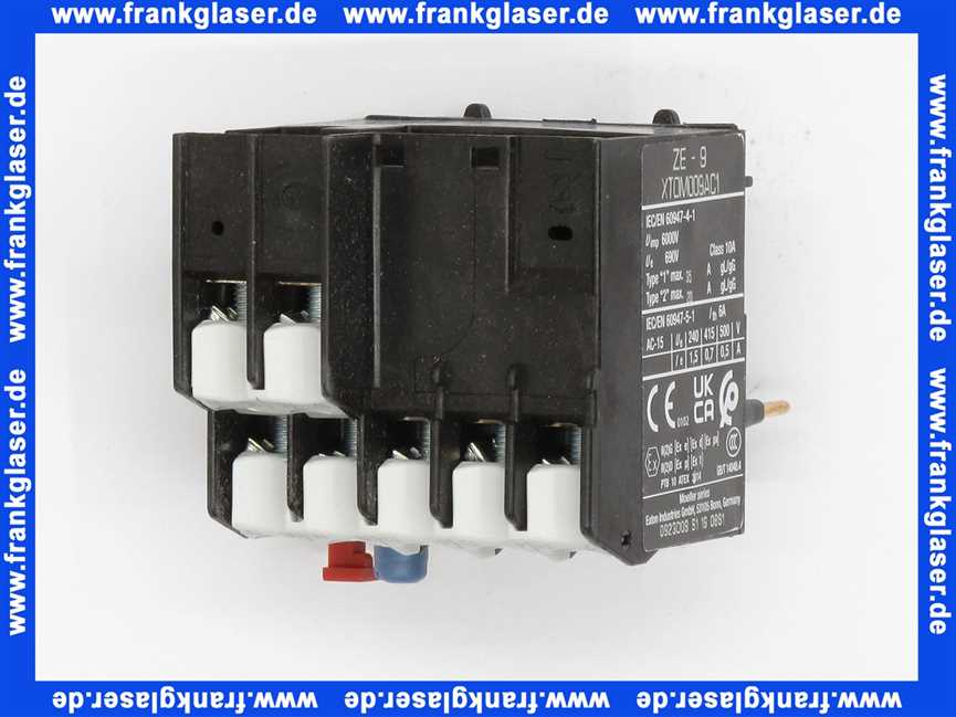 Jung Ersatz ÜBERSTROMRELAIS ZE - 9 6-9A JP47781