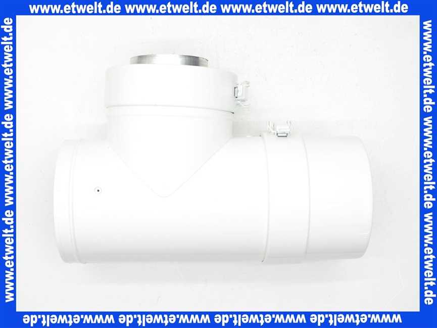 54003489 Junkers Revisions-T-Stück DN 80/125 konzentrisch