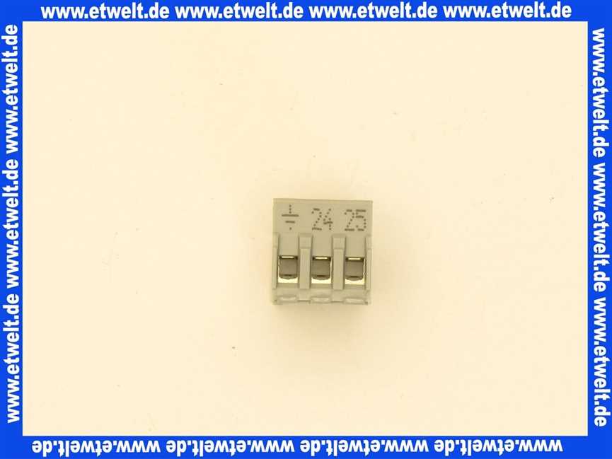 54912647 Junkers Anschlussklemme 3-polig grau LP