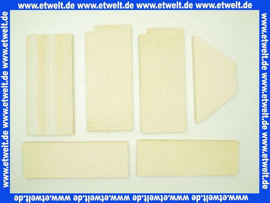 63029383 Junkers Schamottegarnitur für COSY08.., COSY10..