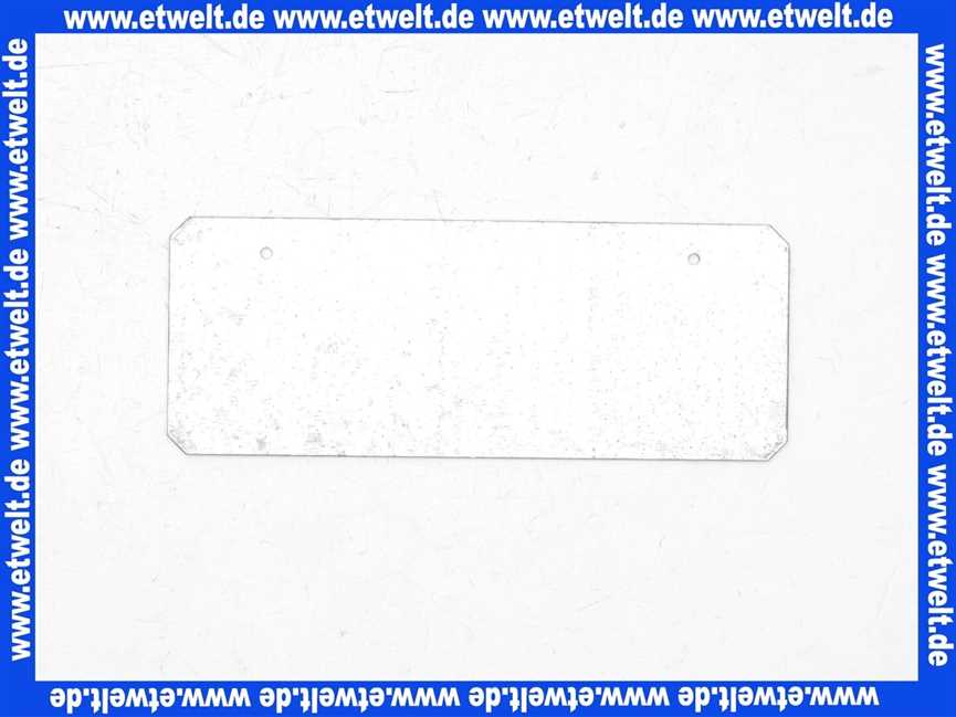 70000411 Junkers Luftleitblech 157lg AE124X für SG 12 A 9 E, SG 12 AV 9 E