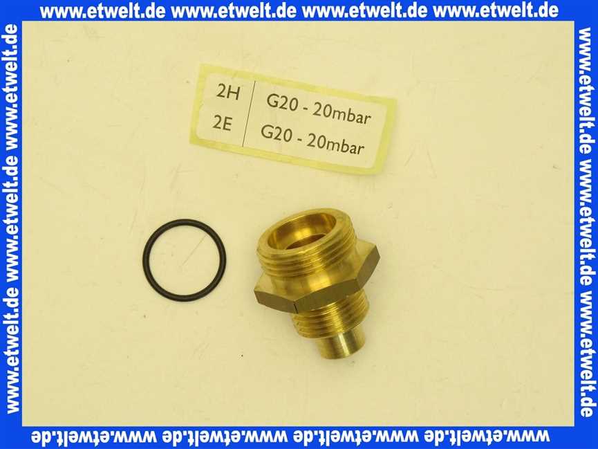 7098902 Junkers Gasdüse Erdgas E (G20) 4,65 für GB112