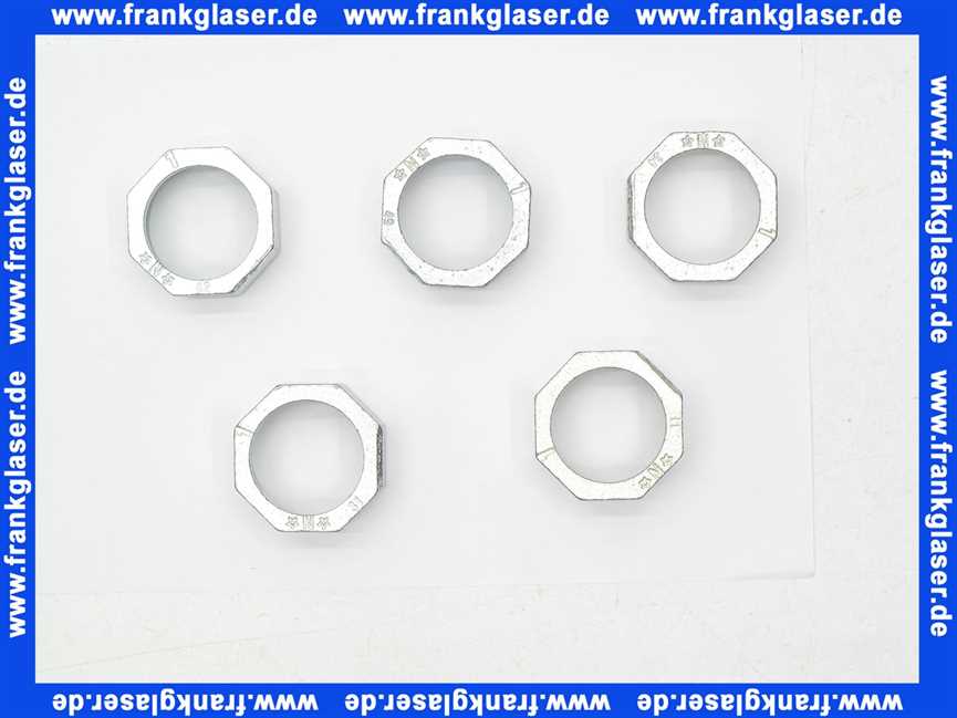 7099224 Junkers Mutter für Wärmetauscher, Set 5 Stück, für KBR/ZBR 65,98.., BK11, BK16